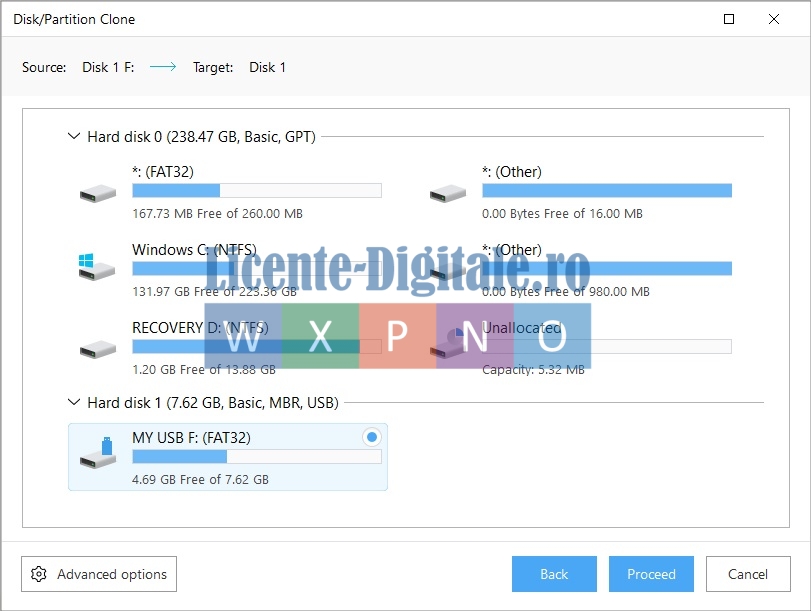 Clonare HDD