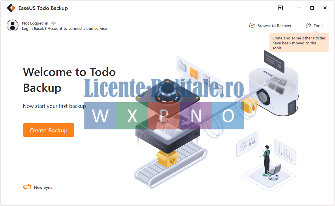 create backup step1