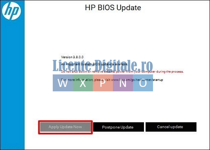hp bios update 5