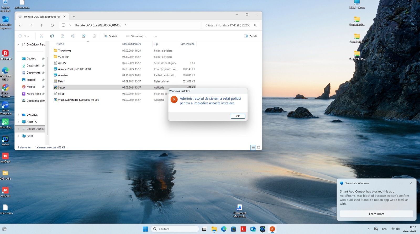 Ghid activare licență Adobe Acrobat Pro Classic 2020 1 eroarea la instalare adobe 2020